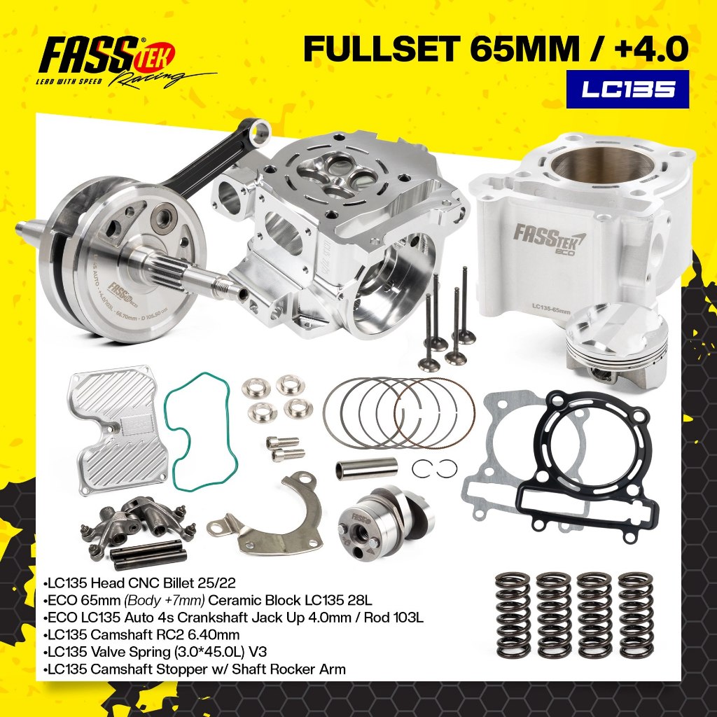 Yamaha LC135 COMBO ชุด spec 65MM JACK 4MM 25/22 FULLSET