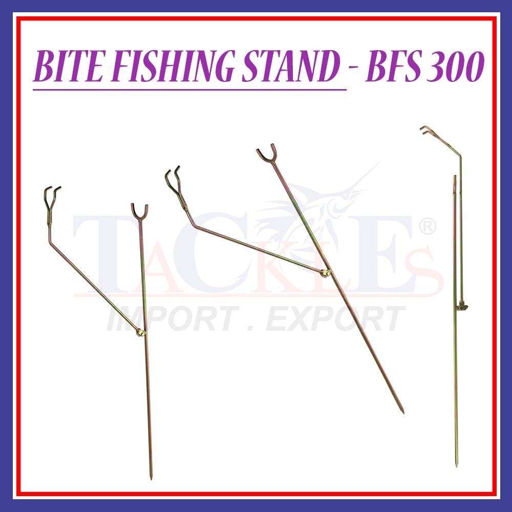 Bite Fishing Stand BFS 300 หนา Rod Stand Holder Kolam Pancing Pancang Sungai Surf Pantai TCE Tackles