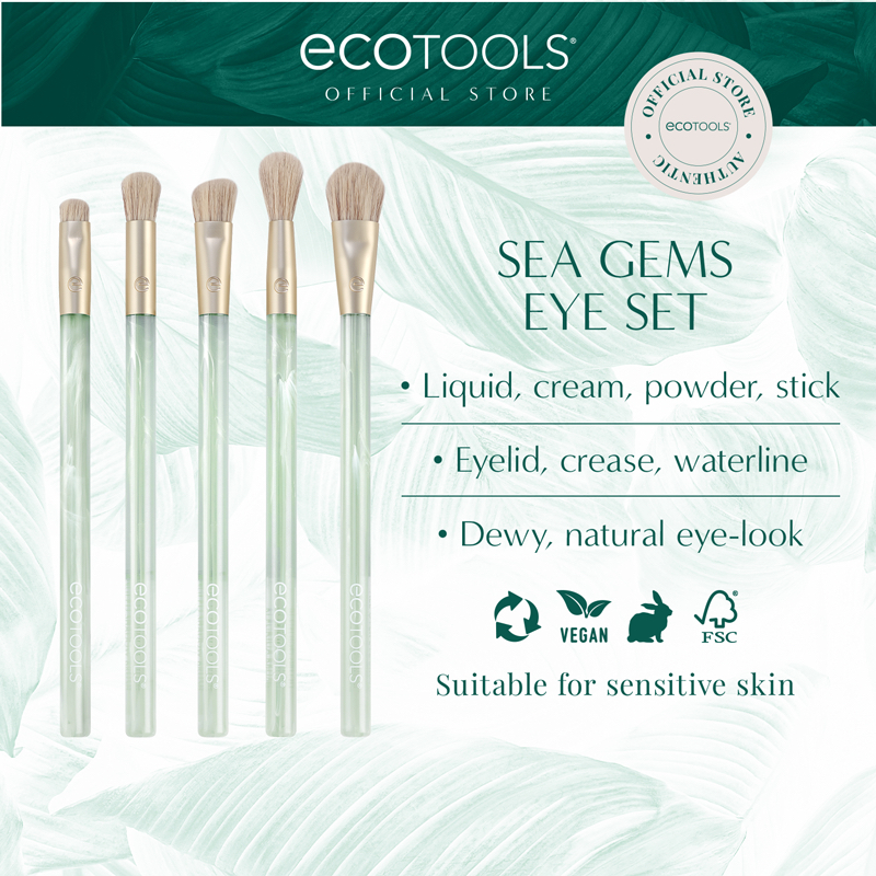 ชุดแปรงแต่งหน้าตา Ecotools Sea Gems