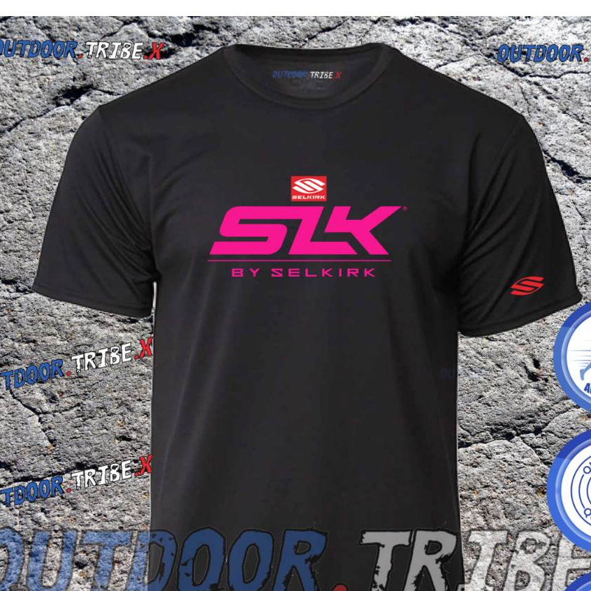 SELKIRKS SLK MAGENTA PICKLEBALL SHIRT PADDLE TENNIS COURT BADMINTON RUNNING MICROFIBER DRIFIT เสื้อ