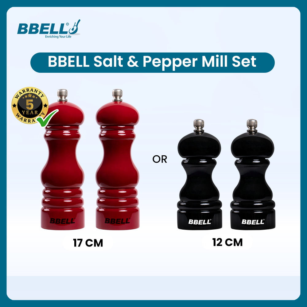 BELL SALT & PEPPER MILL SET