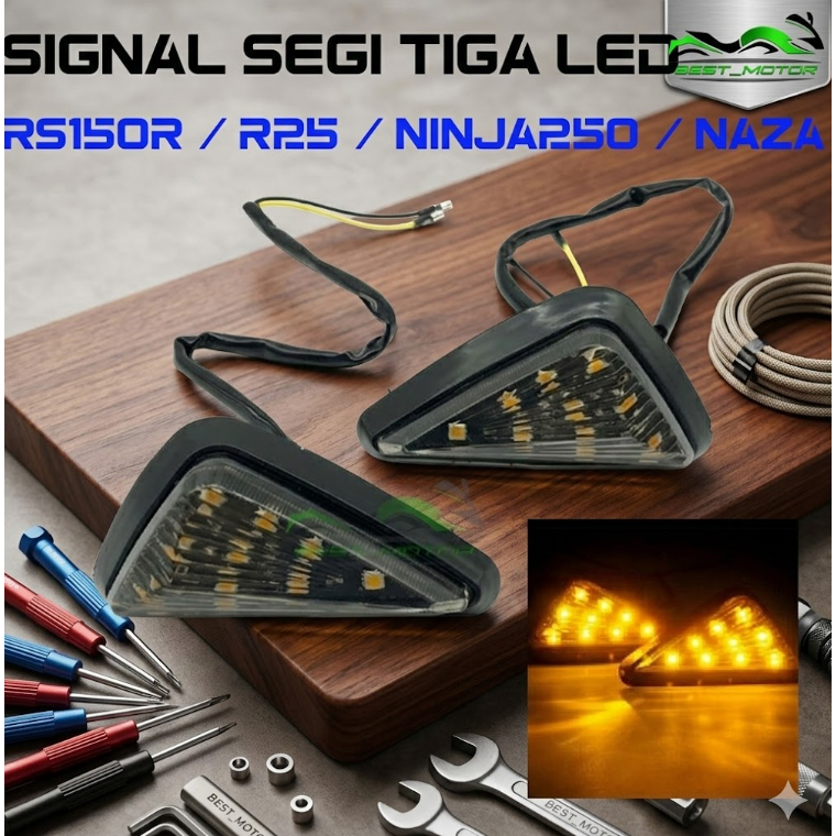 SIGNAL LED ด้านข้างขับเคลื่อน YAMAHA LED BODY FAIRING รถจักรยานยนต์ Superbike R15 R25 Y15 Y15Z