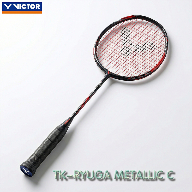 VICTOR THRUSTER RYUGA METALLIC Raket แบดมินตัน gentian karbon penuh 26-30LBS