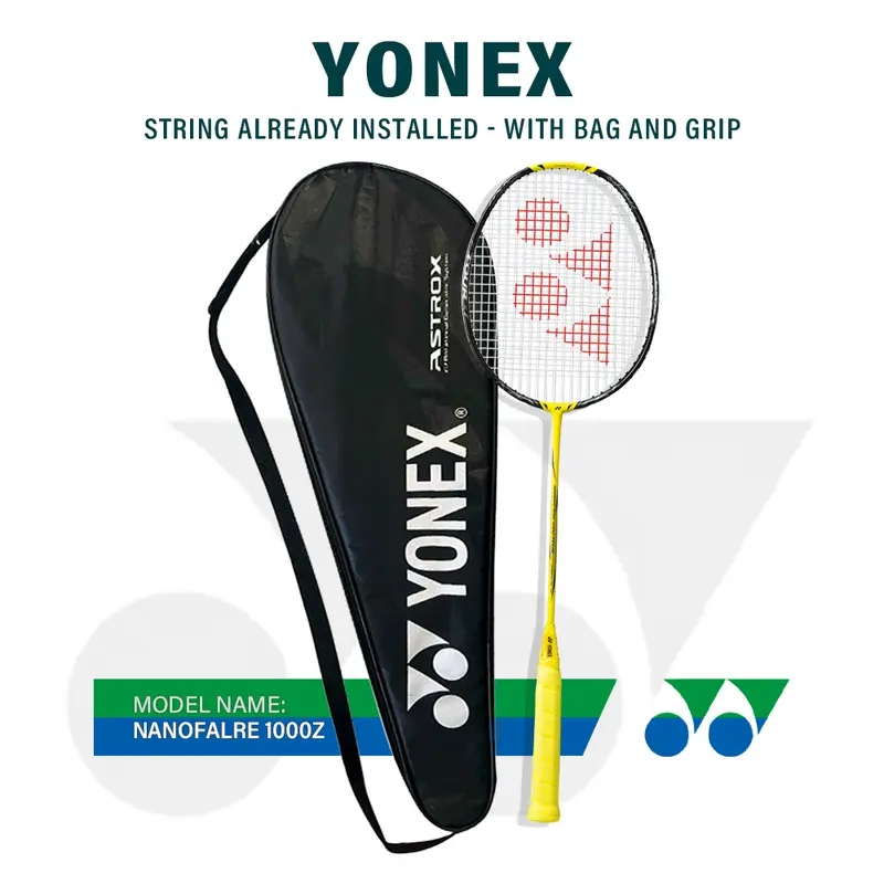 Yonex NANOFLARE 1000Z ไม้แบดมินตันคาร์บอนเต็มแสงอัลตร้าแร็กเก็ตเดี่ยว NF1000Z การโจมตีความเร็ว