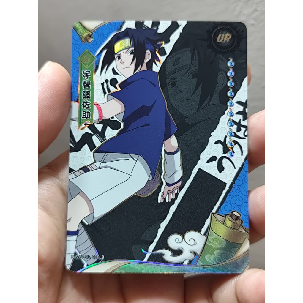 UR Sasuke Uchiha NRZ07-UR-015L3 Naruto Kayou Near Mint + ปลอกแขน