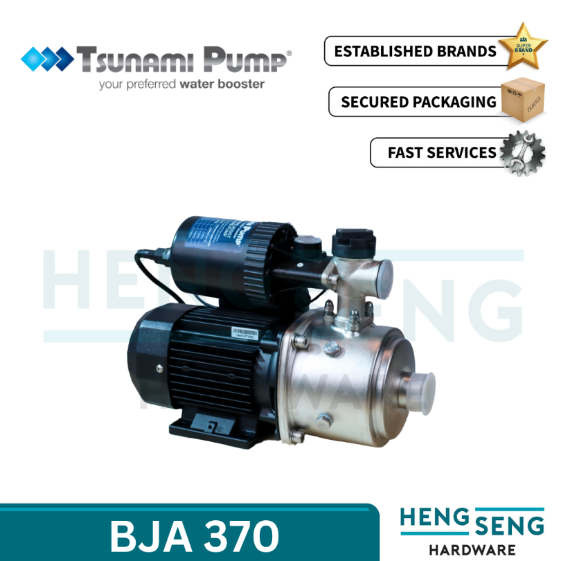 TSUNAMI BJA-550 ปั๊มแรงดันยาง (0.75HP / 0.55KW) ปั๊มน้ํา HENG