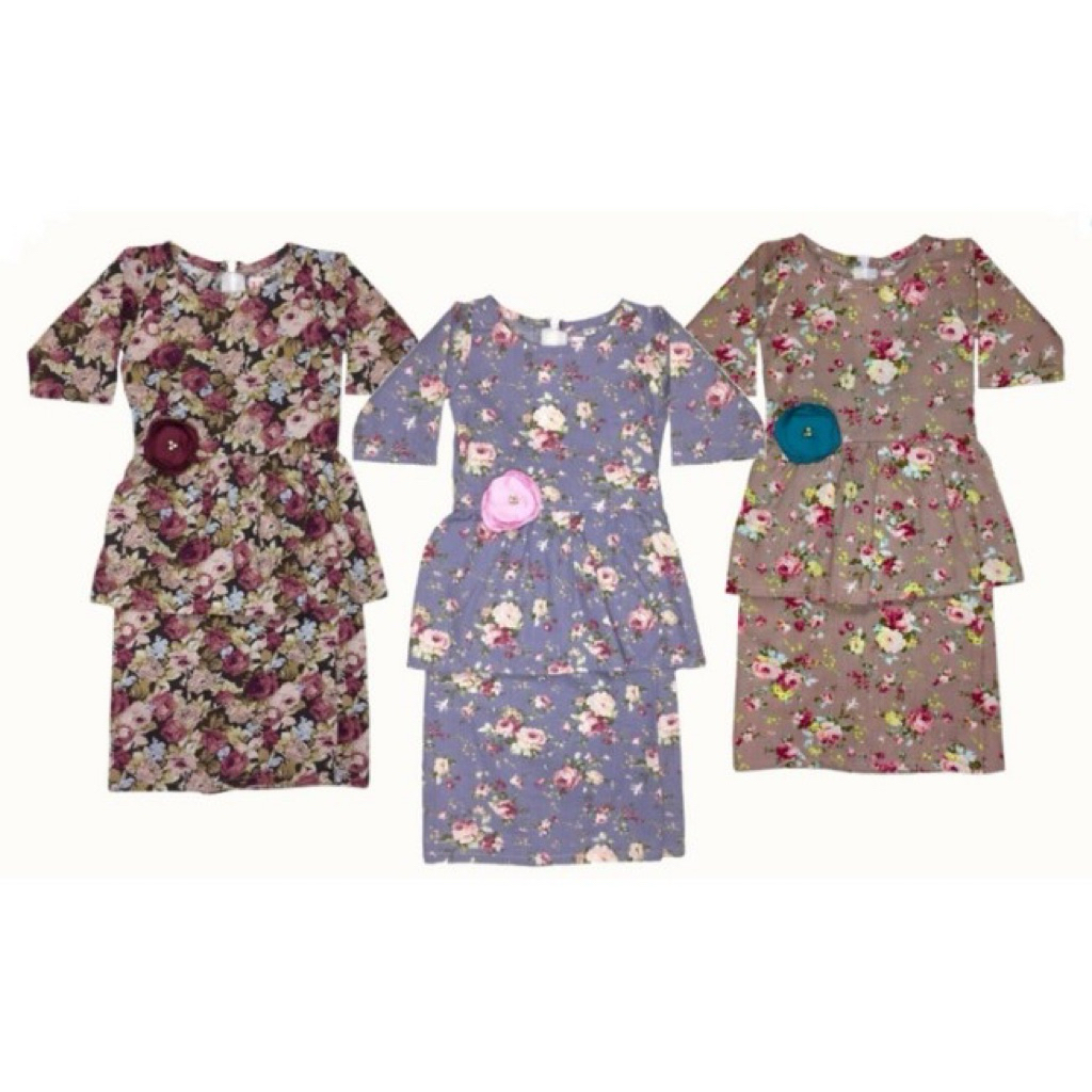 Baju Raya Iris Peplum Kids