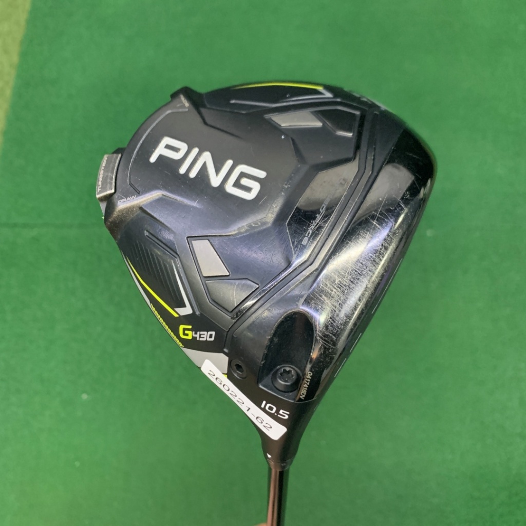 🇯🇵PING G430 LST Driver 1W พร้อมฝาครอบหัว PING TOUR 2.0 สีดํา 65 FlexS 10.5 ใช้