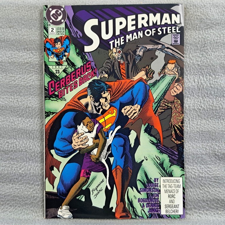 Superman: The Man of Steel 2 3 4 7 8 11 13 15 29 53 (1991 DC Comics) SUPERSTEEL