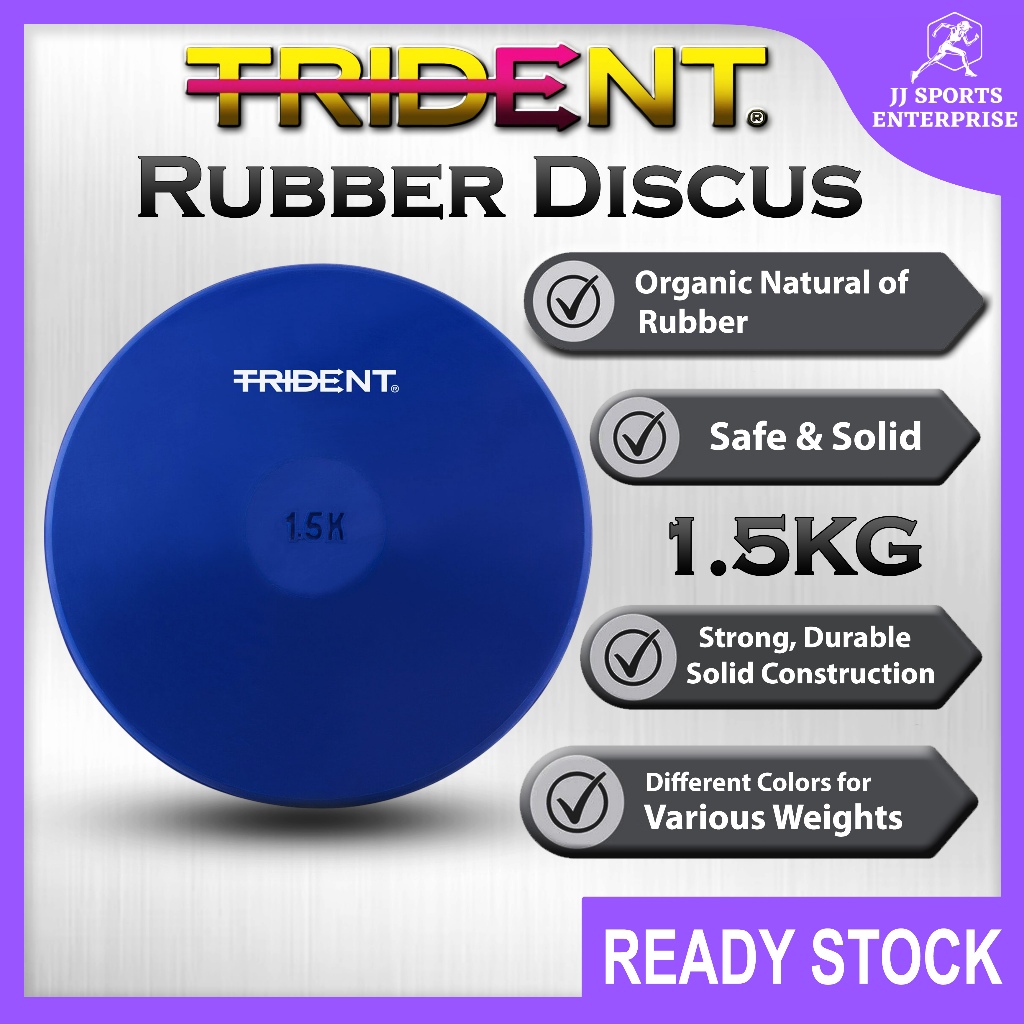Trident Rubber Discus Lempar Cakera (1.5กก.)