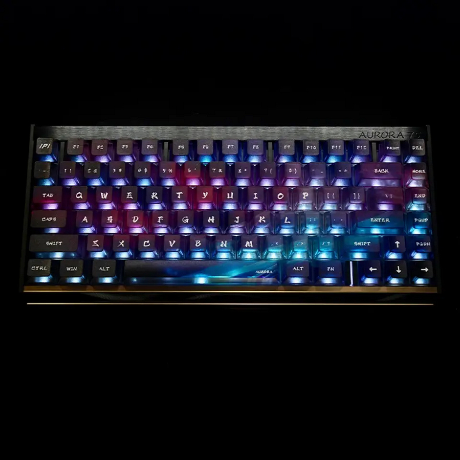 IPI AURORA75 สวิทช์แม่เหล็กคีย์บอร์ดแบบมีสาย 8000Hz 0.125ms Delay 0.01mmRT 1 คีย์บอร์ดเกมสําหรับ Val