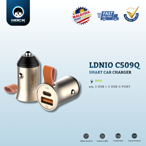 LDNIO C509Q TYPE C ที่ชาร์จแบตในรถ