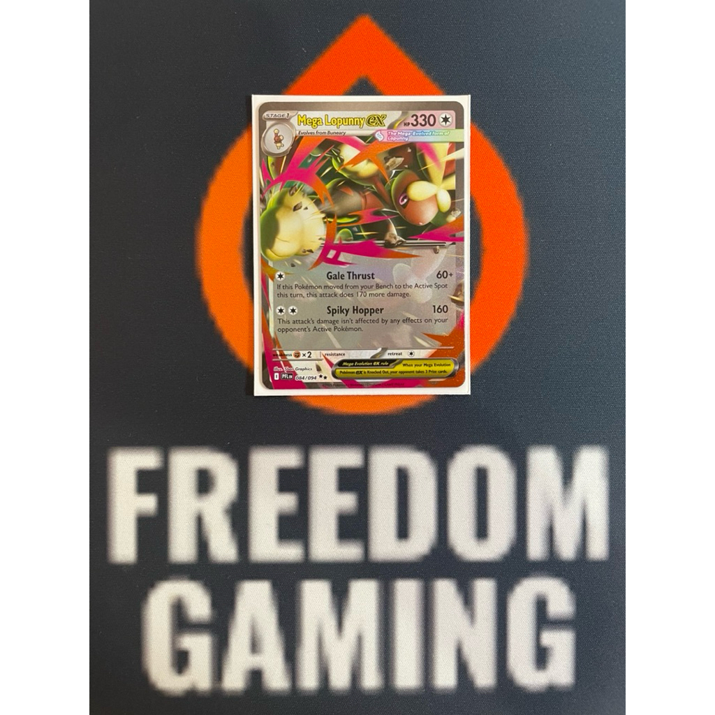 Pokemon TCG Phantasmal Flames - Mega Lopunny ex (มิ้นต์)