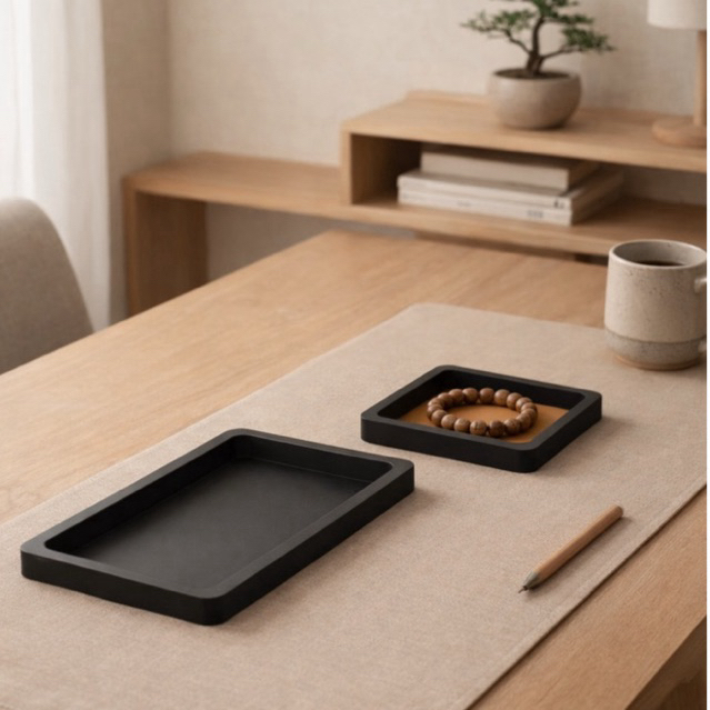 MYSETUP Modular ถาดโต๊ะความงาม Office Organizer Kotak Simpanan Meja Minimalist WFH Setup อุปกรณ์เสริม