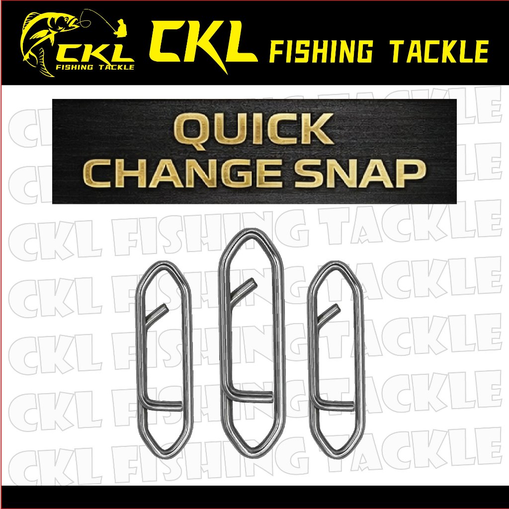 CKL Quick Change Snap Lure Connector สแตนเลสหล่อ Snap / Jig Snap