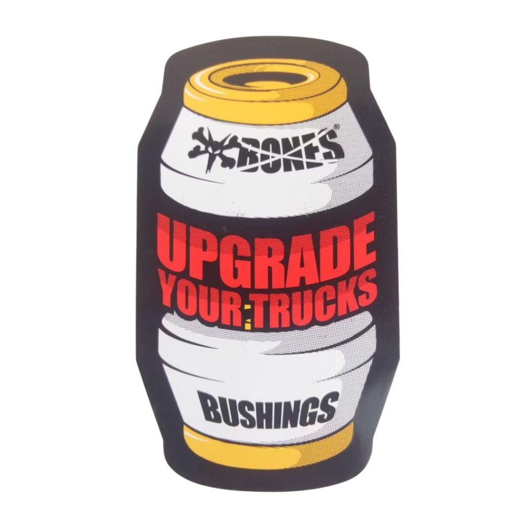 Powell Bones Bushings Skateboard Double Side Print Sticker 5"