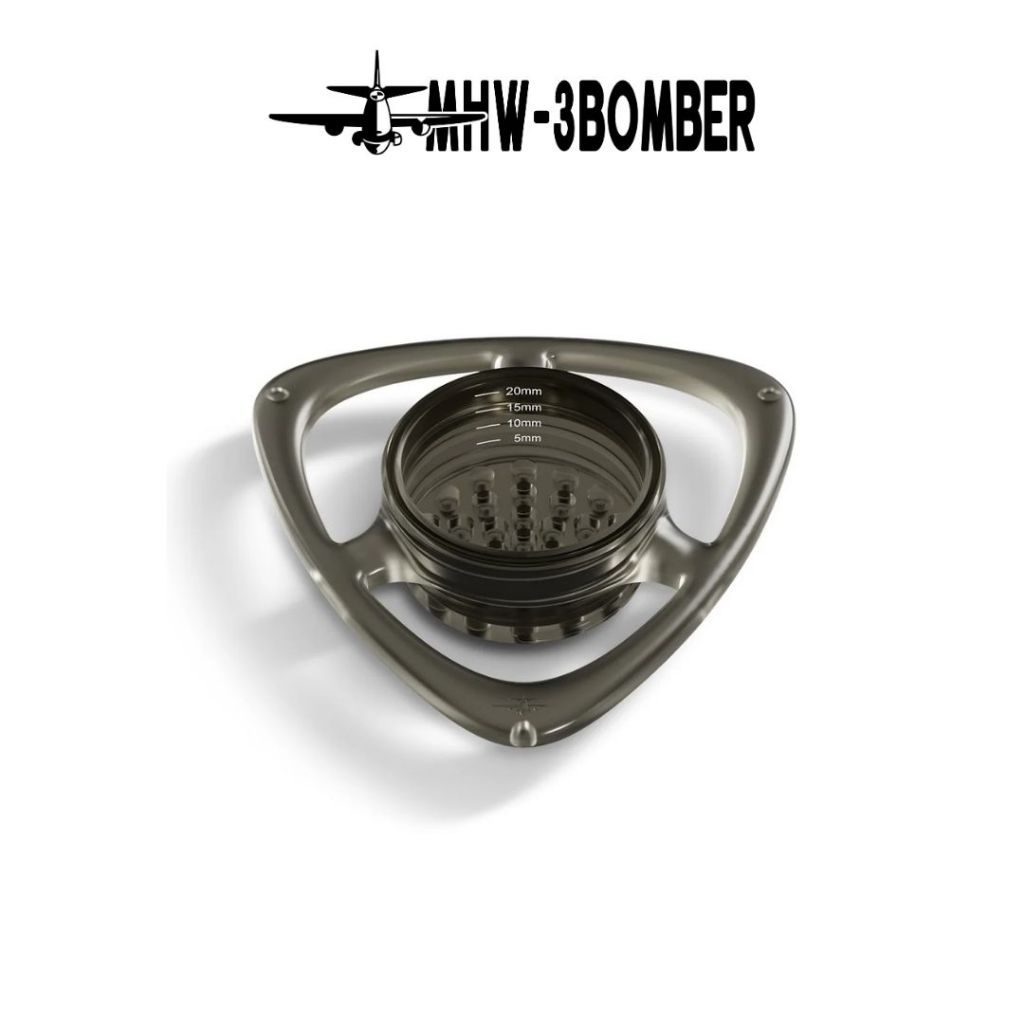 MHW-3BOMBER Rain Pour-Over Coffee Splitter – Dual Cup Drip Brewer 1-to-2 Glass Server