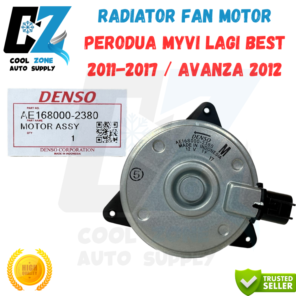 Perodua Myvi Lagi Best 2011-2017 / Avanza 2012 AIRCOND RADIATOR FAN MOTOR (AE168000-2380/2410)