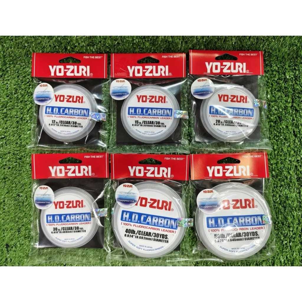 YOZURI - MDCARBON FLUOROCARBON 100% LEADER CL LEADER LINE 30YDS (28M)