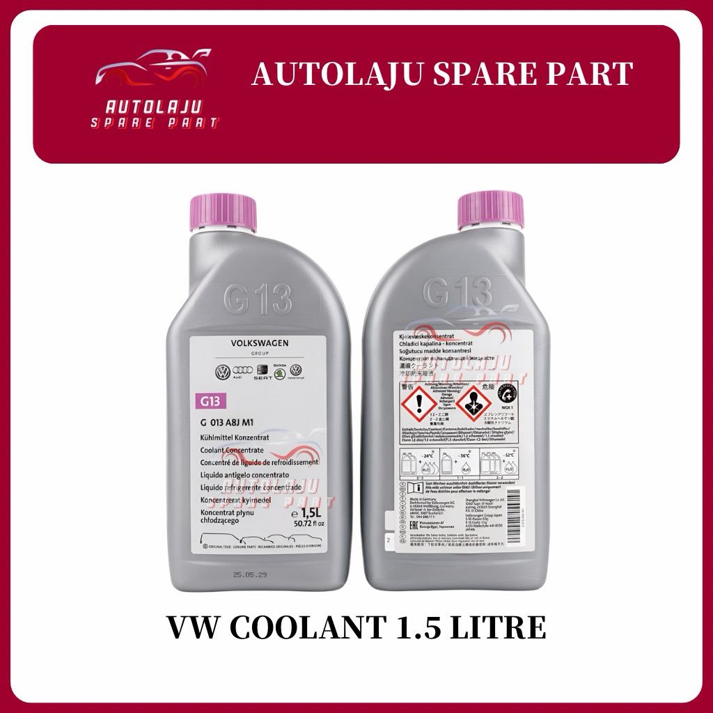 VOLKSWAGEN AUDI G13 COOLANT 1.5 LITRE GOLF POLO PASSAT TIGUAN A3 A4 A5 A6 Q3 Q5