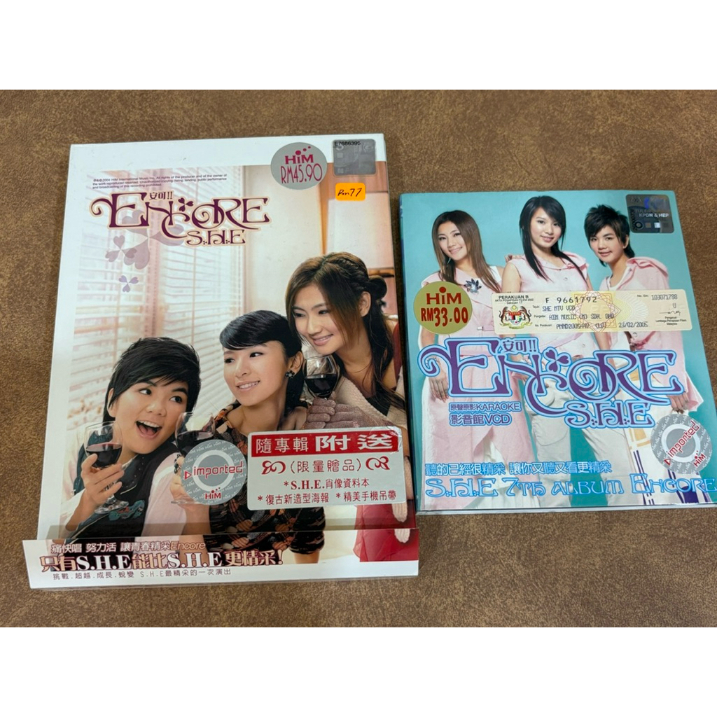[CD+2VCD] (เพลง) SHE: ENCORE Encore!!