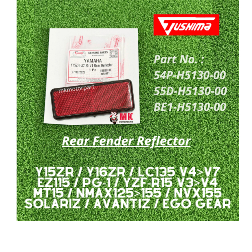 (Tushima) บังโคลนหลัง REPLLER Yamaha Y15zR Y16zR LC135 v4 EZ115 PG1 R15 v3 MT15 NMAX NVX155 Solariz 