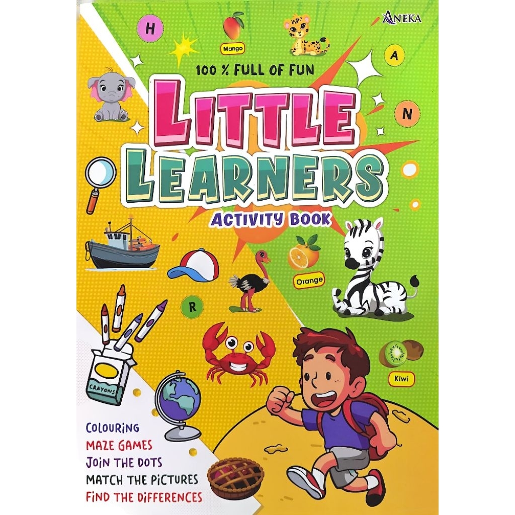 100% FULL OF FUN LITTLE LEARNERS ACTIVITY BOOK (ANEKA)