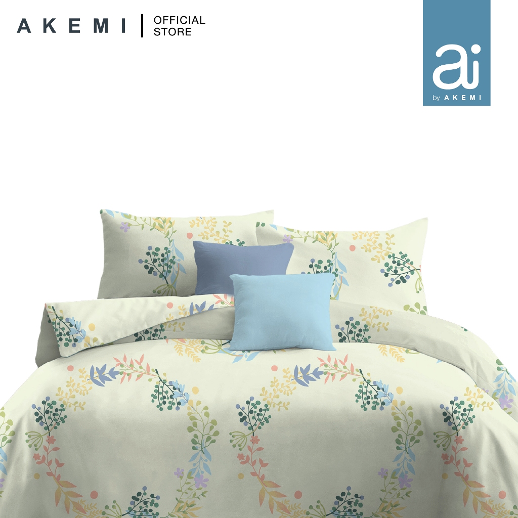 Ai by AKEMI Cheery Collection ผ้าพันคอ Set 650TC (ซูเปอร์เดี่ยว)
