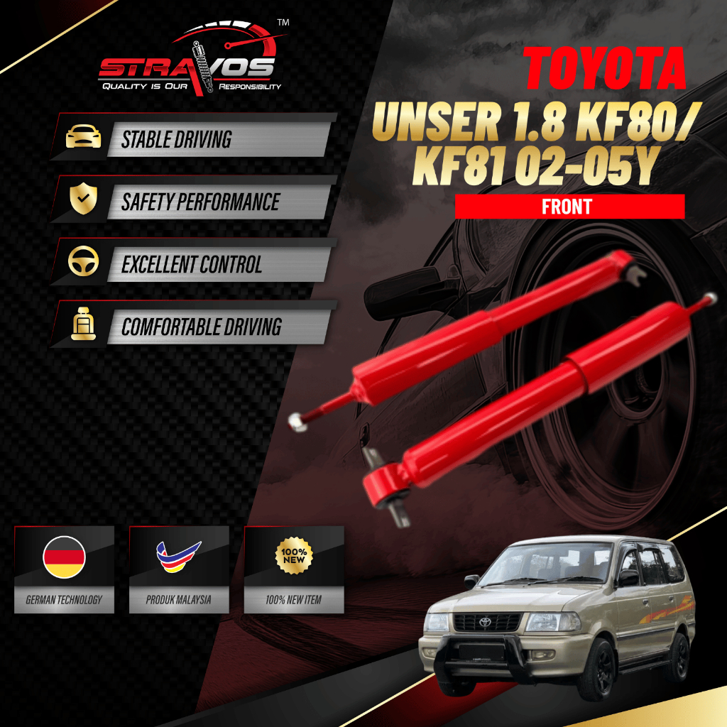 TOYOTA UNSER 1.8 KF80/KF81 02-05Y โช้คอัพ Heavy Duty โช้คอัพรถยนต์