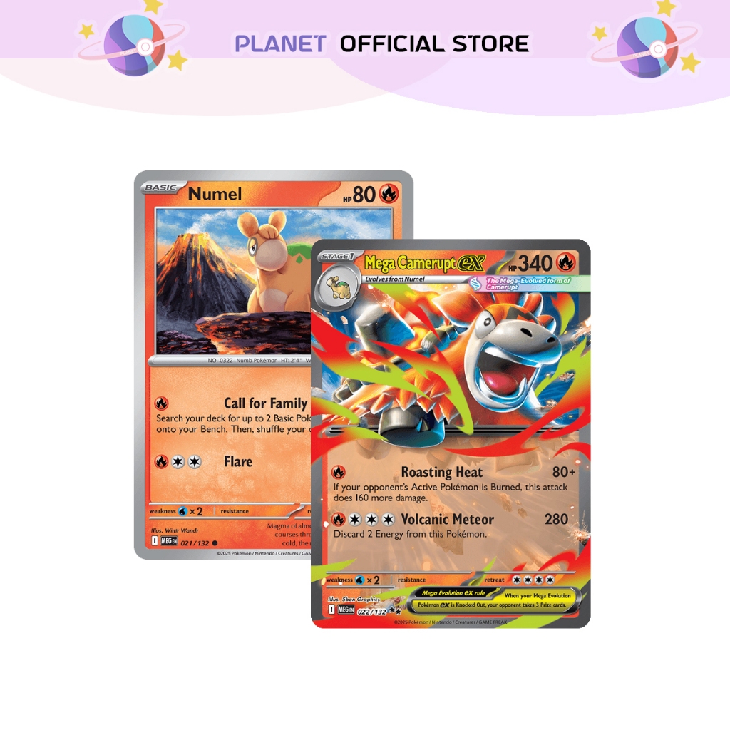 Mega Camerupt EX Numel [Mega Evolution]