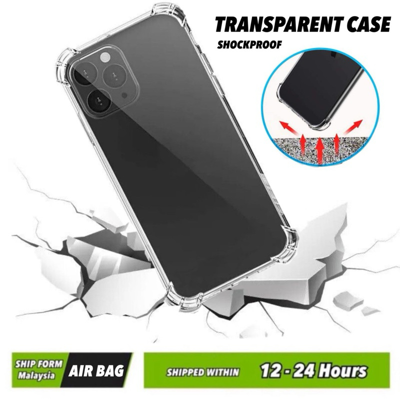 INFINIX 50 PRO PLUS /50X 5G /40X 5G /40 PRO /40 /30 PRO /30 AIR BAG TRANSPARENT SHOCKPROOF CASE