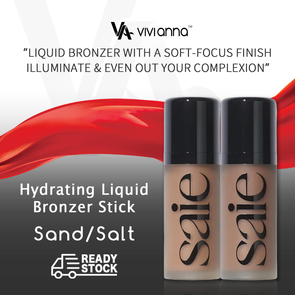 USA Saie Bronzer, Saie Dew Bronze, Saie Beauty Dew Blush, Liquid Bronzer Radiant Glow Natural Look แต่งหน้าติดทนนาน