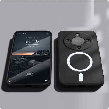 สําหรับ Honor X9A X9B X9C X9D X9C เคสโทรศัพท์สมาร์ทสีสัน Matte Cover สติกเกอร์แม่เหล็ก