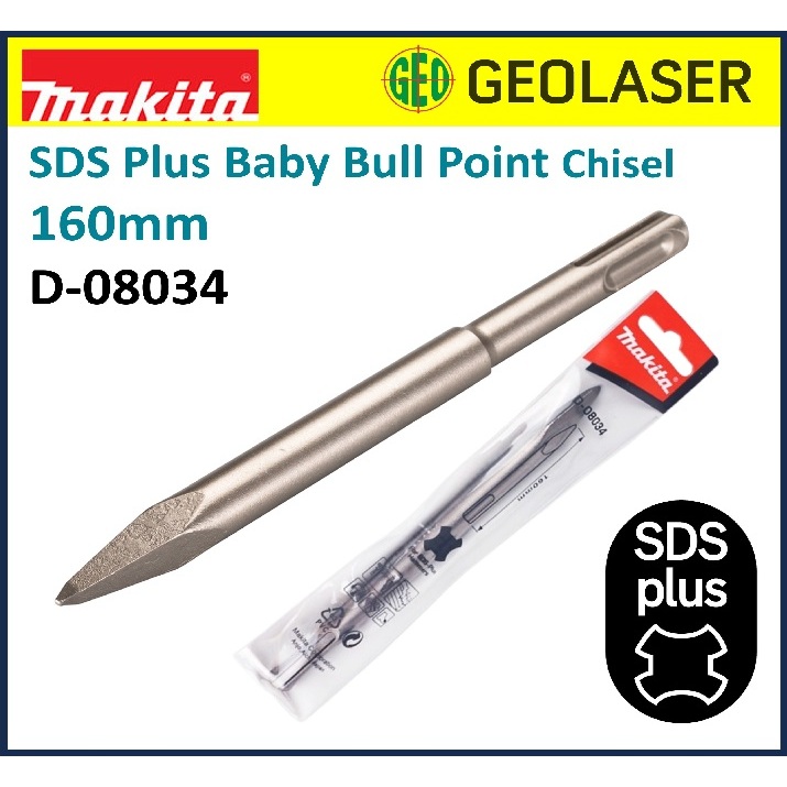 Makita SDS Plus / SDS Max / Hex Shank Bull Point Chisel