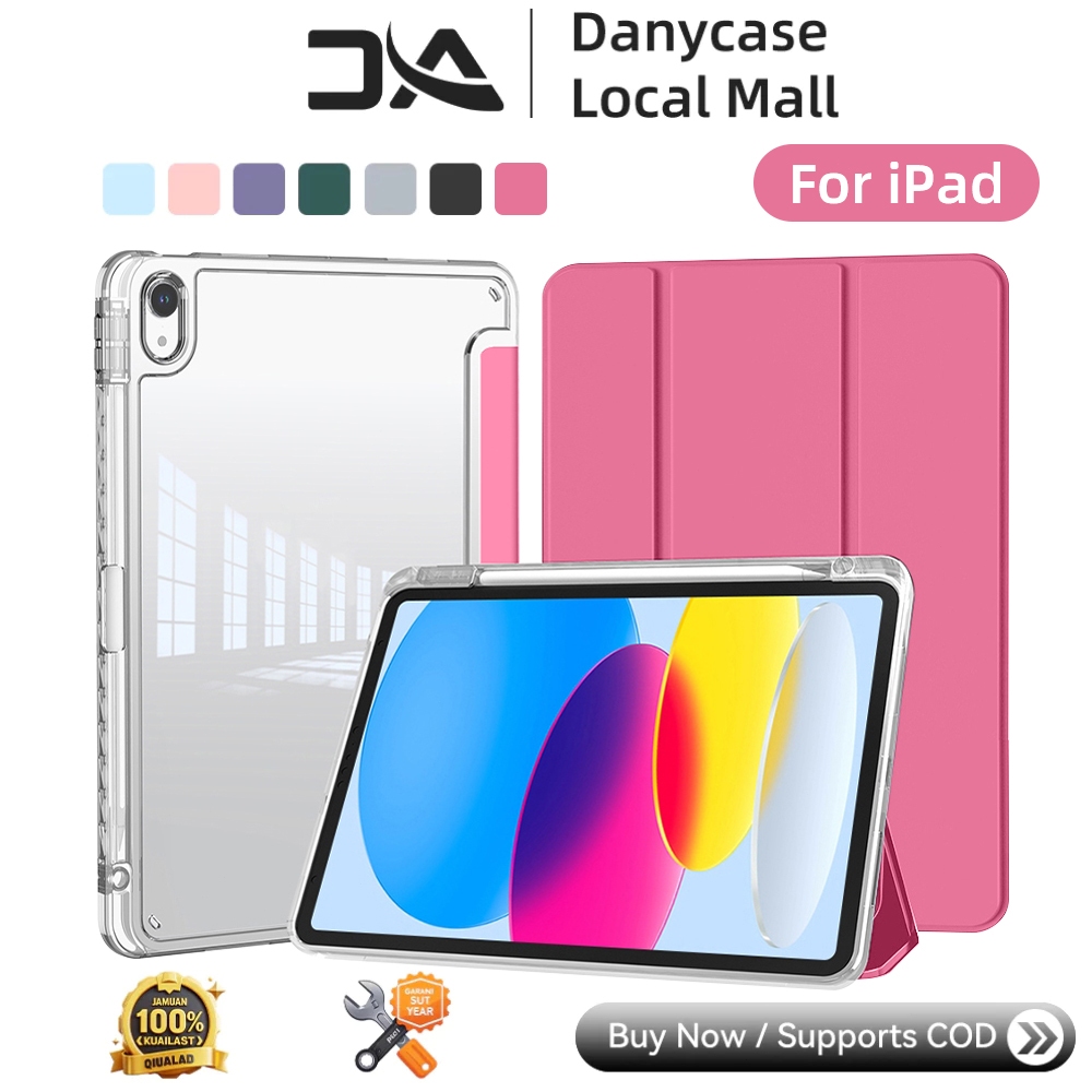 Danycase Anti-Yellowing เคส iPad สําหรับ iPad 11th Gen A16/10th Gen 10.9/Air 11/13/Air 4/5/7/8/9th 1