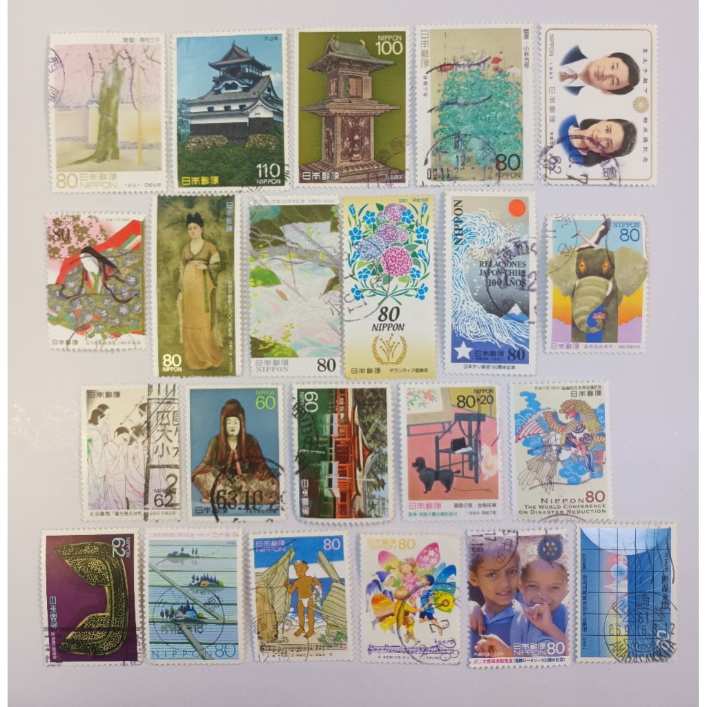 [J49] แสตมป์มือสองจาก Nippon Japan