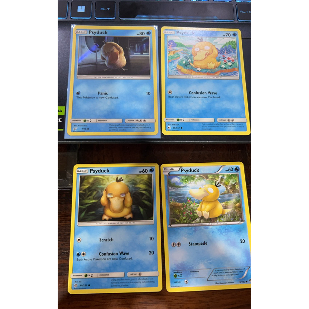 โปเกมอน Tcg - การ์ด Psyduck