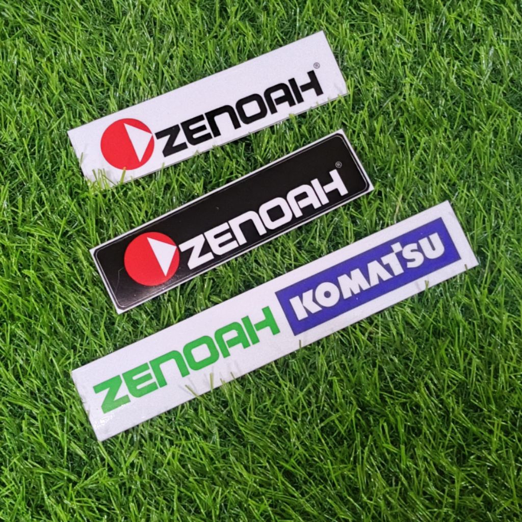 สติ๊กเกอร์ Zenoah Komatsu สติ๊กเกอร์ Mesin รัมพุต
