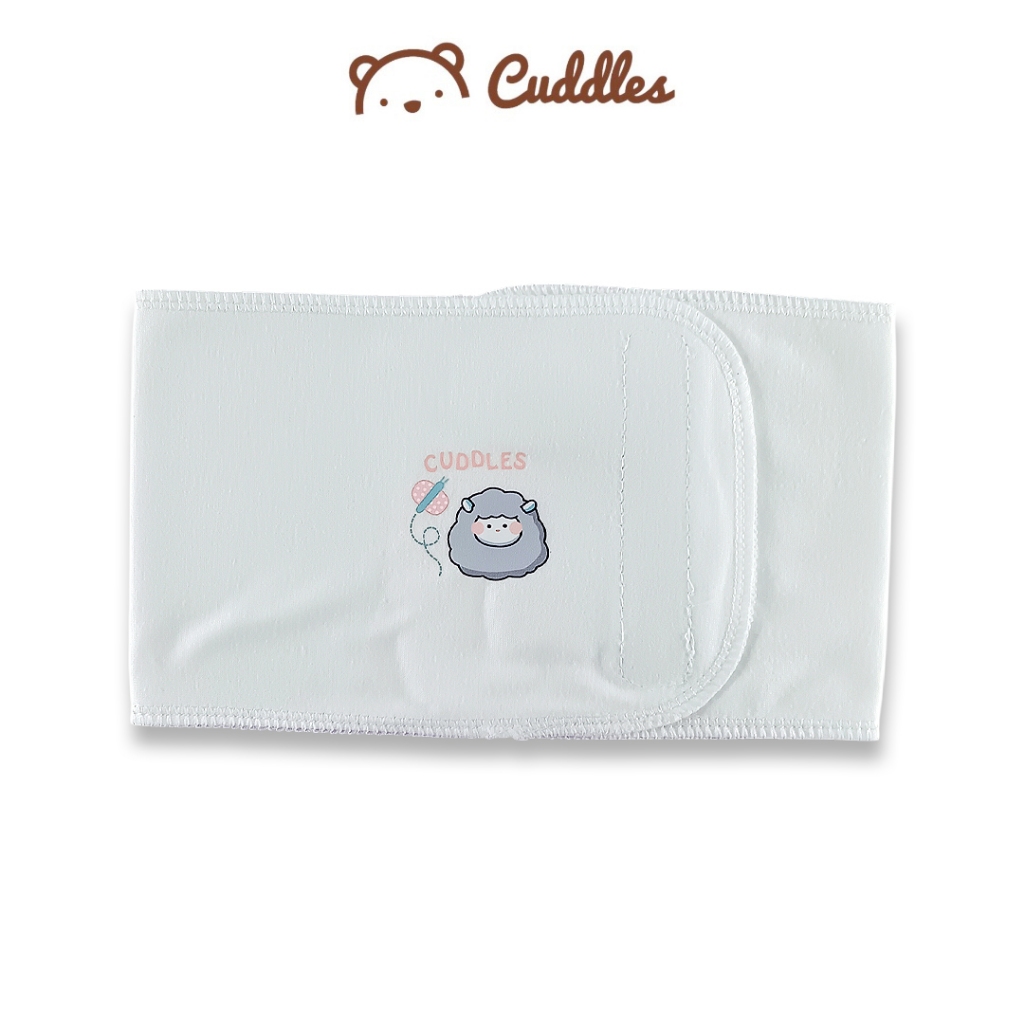 Cuddles ทารกแรกเกิด Binder พร้อมเทป Velcro Bellyband BNW085 (ใหญ่)