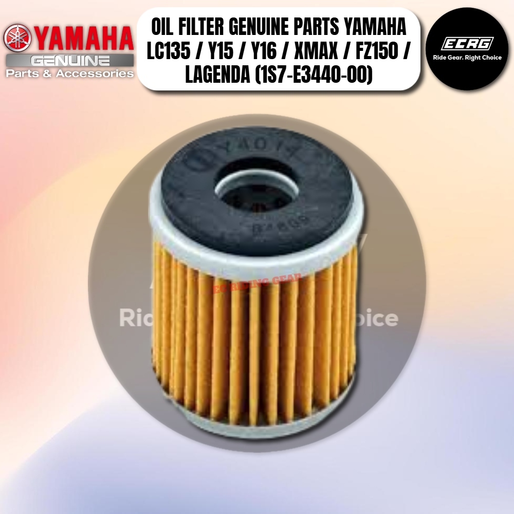 อะไหล่กรองน้ํามันเครื่อง YAMAHA LC135 / Y15 / Y16 / XMAX / FZ150 / LAGENDA (1S7-E3440-00)
