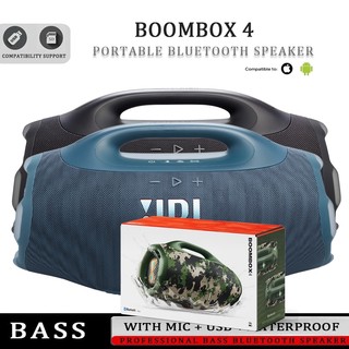 High-Quality Boombox 4 Portable Wireless Speaker Extra Bass Subwoofer Bluetooth USB Speaker Computer