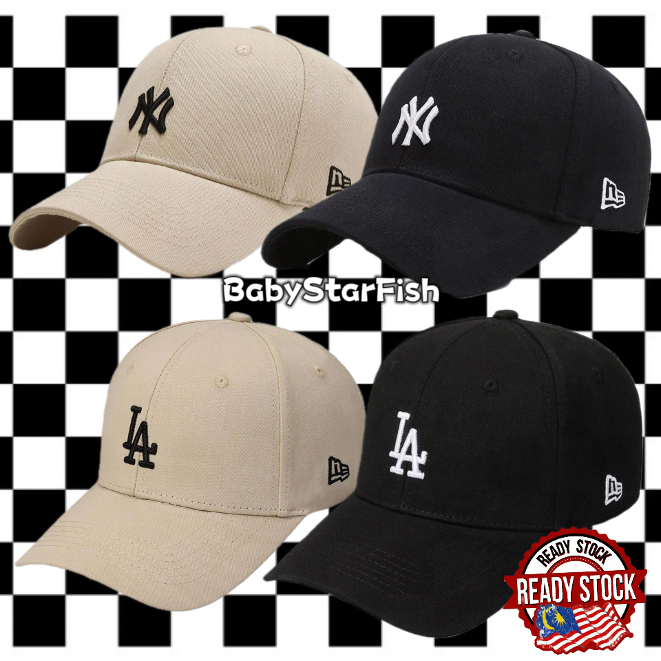️Unisex Caps NY หมวกแก๊ปคู่รัก แฟชั่น Topi Raya NY Hip hop Hat Mens Womens Couple hat lelaki plain
