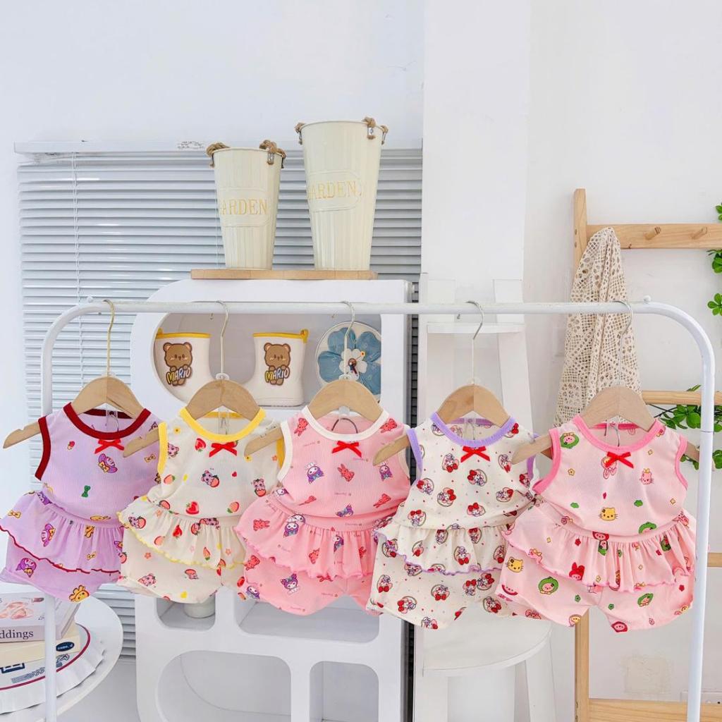 HOT WEATHER 6M-4YEAR OLD/ 6-16KG .เสื้อสายเดี่ยว baju baby Girls .ฤดูร้อนสวมผ้าเด็กผู้หญิง
