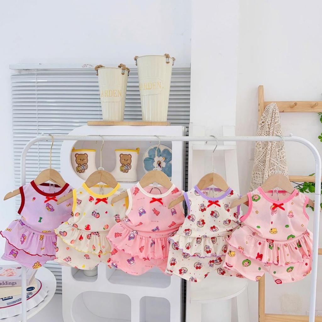 HOT WEATHER 6M-4YEAR OLD/ 6-16KG .เสื้อสายเดี่ยว baju baby Girls .ฤดูร้อนสวมผ้าเด็กผู้หญิง
