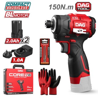[🔥PREMIUM🔥] DAG D18 BID1 Lithium-Ion Brushless Cordless Impact Driver 16.8V | 3-Speed | Quick Shift | Heavy Duty