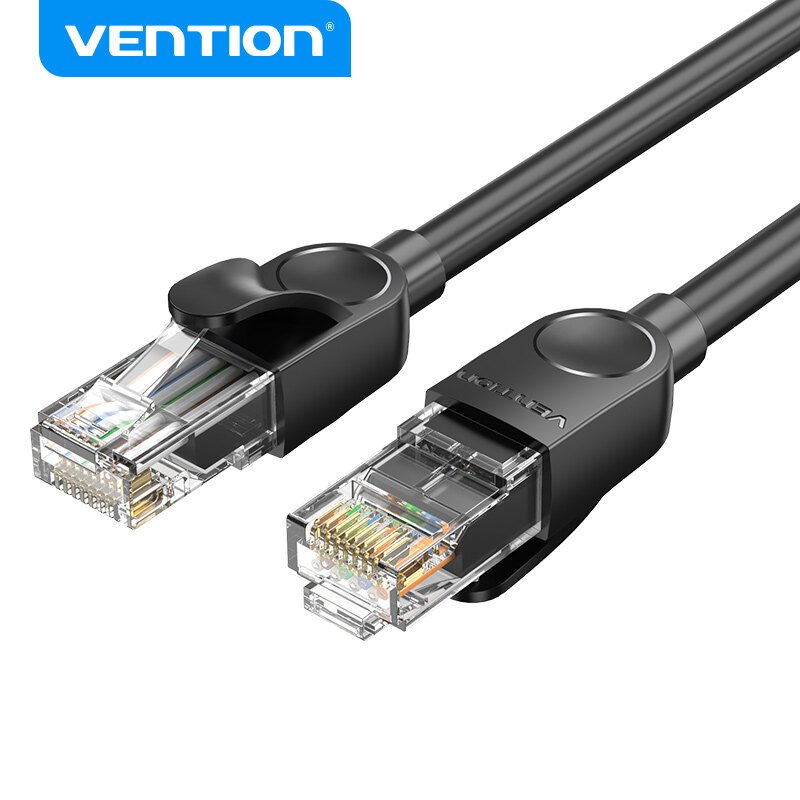 VENTION CAT 6 UTP PATCH CABLE สีดํา