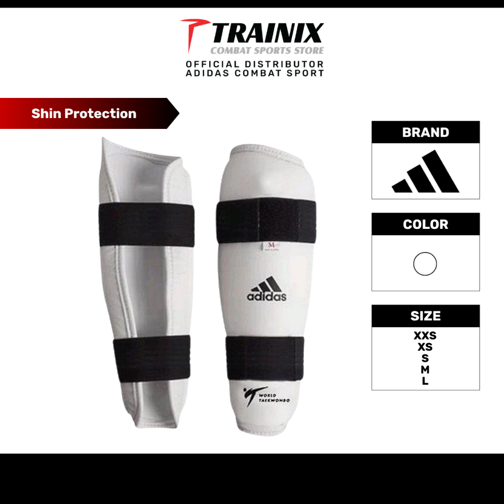 Adidas WT ได้รับการอนุมัติ Shin Protector ADITSP01 คาราเต้เทควันโดอุปกรณ์ป้องกันถุงมือมวยขา Shin Guard
