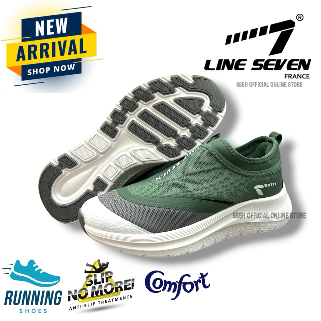 [ไลน์เซเว่น] 💯Line7 L7 S-2756 Men Jogging Shoes/รองเท้าวิ่ง/รองเท้าลําลอง/รองเท้ากีฬา/Kasut Sukan Le