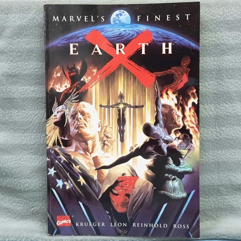 Earth X TPB Trade ปกอ่อน 1 พิมพ์ที่ 1 Alex Ross Cvr (Marvel Comics) Jim Krueger, John Paul Leon