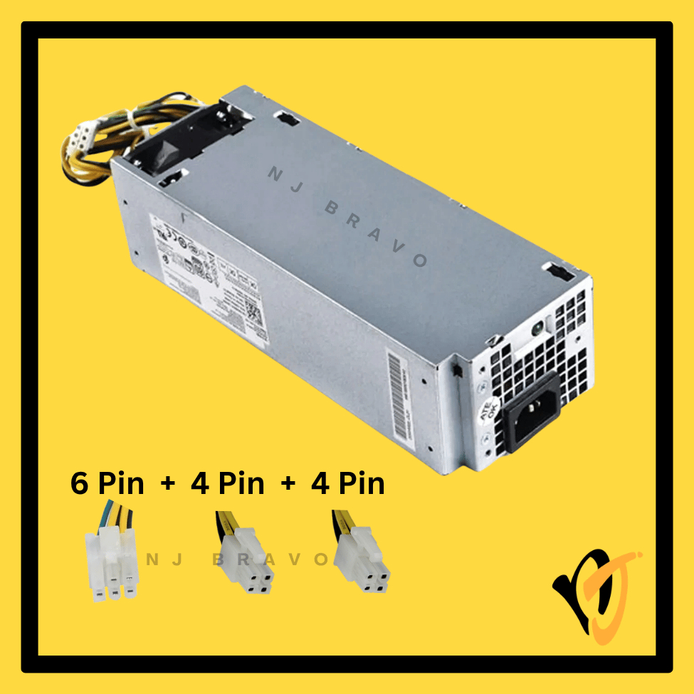 แหล่งจ่ายไฟ Dell 200W 260W 300W K92TW 2KG1D V2KRY OptiPlex 3070 5070 7070 3080 5080 7080 SFF 6 + 4 +
